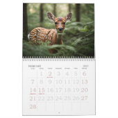 かわいい赤ちゃん動物 | 動物愛好家2025 カレンダー (2月 2027)