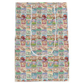 かわいい赤ちゃん動物 – 抱き枕 ミディアムペーパーバッグ (裏面)