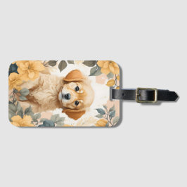 かわいい赤ちゃん動物 | Golden Retriever Puppy ラゲッジタグ