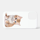 かわいい赤ちゃん子猫 愛らしいネコ Case-Mate iPhoneケース (裏面 (横))