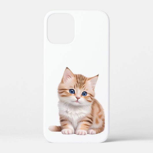 かわいい赤ちゃん子猫 愛らしいネコ Case-Mate iPhoneケース (裏面)