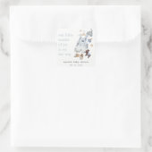 かわいい赤ちゃん服の必需品ブルーボーイベビーシャワー スクエアシール (バッグ)