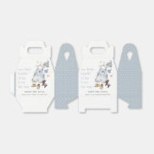 かわいい赤ちゃん服の必需品ブルーボーイベビーシャワー フェイバーボックス (折り畳みなし)