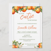 かわいい赤ちゃん歓迎会 招待状 (正面)