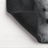 かわいい赤ちゃん熊の野生動物 マウスパッド (コーナー)