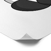 かわいい赤ちゃん牛の漫画の保育園 ポスター (角)