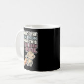 かわいい赤ちゃん猿のミーム かわいい日本猿 コーヒーマグカップ (正面左)