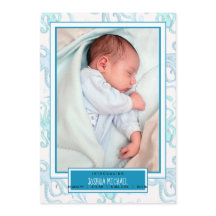 かわいい赤ちゃん男の子のタコの海の生誕発表