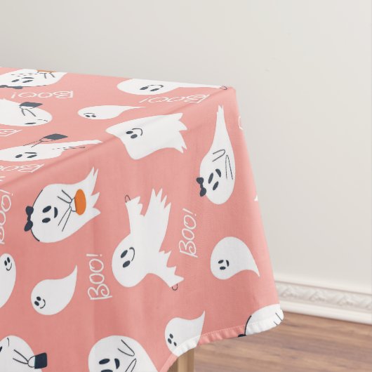 かわいい赤ちゃん白いお化けハロウィン テーブルクロス (インサイチュ)