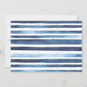 かわいい赤ちゃん航海のシャワー 招待状 (裏面)