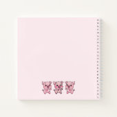 かわいい赤ちゃん豚 ノートブック (裏面)