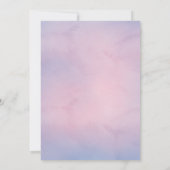 かわいい赤ちゃん象 | ベビーシャワー 招待状 (裏面)