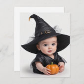 かわいい赤ちゃん魔女 シーズンカード (正面/裏面)