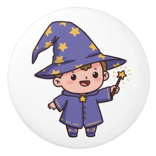 かわいい赤ちゃん魔法使いの魔法 セラミックノブ