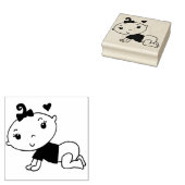 かわいい赤ちゃん ラバースタンプ (押印)