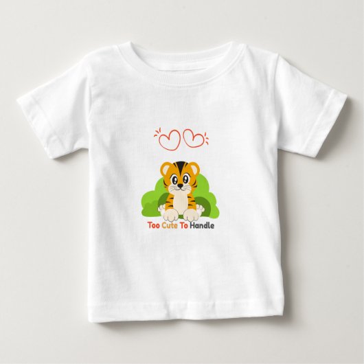 かわいい赤ちゃんTシャツ ベビーTシャツ (正面)
