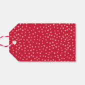 かわいい赤とピンクのハート写真バレンタインデー ギフトタグ (裏面横)