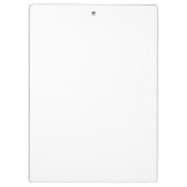 かわいい赤と白の幾何学円模様 クリップボード (裏面)