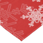 かわいい赤と白クリスマス テーブルクロス (アングル)