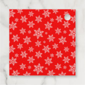 かわいい赤と緑のクリスマスジャンパー フェイバータグ (裏面)