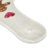 かわいい赤と緑の祖母のクリスマス クッキーレシピ カッティングボード (角)