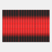 かわいい赤と黒のラディバグ |水彩花  ラッピングペーパーシート (正面2)