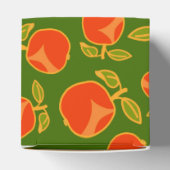 かわいい赤りんご包装紙 フェイバーボックス (上部)