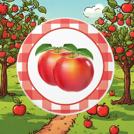 かわいい赤りんご好きのキッチンデコール セラミックノブ