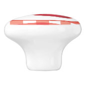 かわいい赤りんご好きのキッチンデコール セラミックノブ (側面)