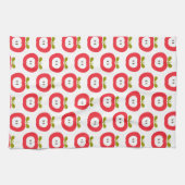 かわいい赤りんご キッチンタオル (横)