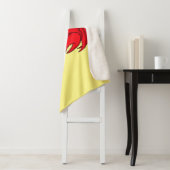 かわいい赤カニ漫画イラストレーション シェルパブランケット (インサイチュ)