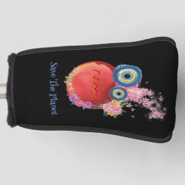 かわいい赤カラフル星コレクションを保存 ゴルフヘッドカバー