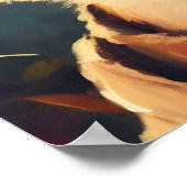 かわいい赤キツネの服 ポスター (角)