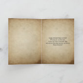 かわいい赤キツネウィルダネス自然写真誕生日 カード (内部)