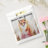 かわいい赤キツネペットアニマルパーティーの好意バッグ フェイバーバッグ (封をした状態)