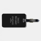 かわいい赤キツネワイルダネス自然写真 ラゲッジタグ (裏面横)