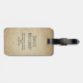 かわいい赤キツネワイルダネス自然写真 ラゲッジタグ (裏面横)