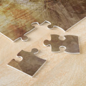 かわいい赤キツネワイルドライフアート ジグソーパズル (側面)