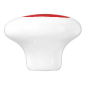 かわいい赤クマ セラミックノブ (側面)