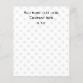 かわいい赤シックなカップケーキビジネスチラシ チラシ (裏面)