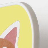 かわいい赤パンダ漫画イラストレーション ピックルボールラケット (左詳細)