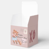 かわいい赤パンダ郵便バレンタインデー フェイバーボックス (オープン)