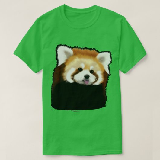 かわいい赤パンダ17 Tシャツ (デザイン正面)