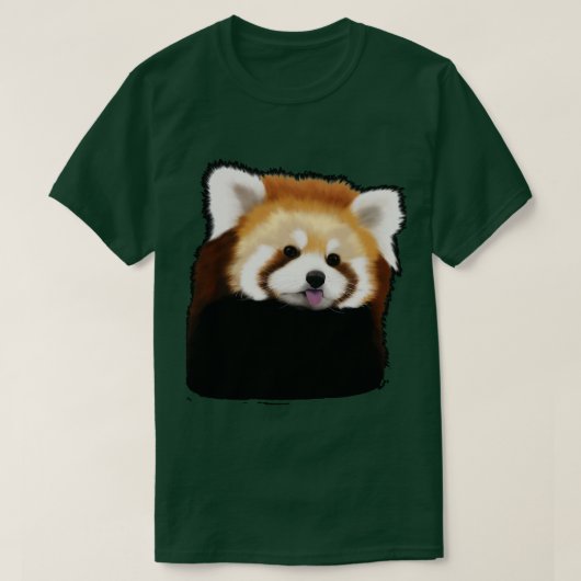 かわいい赤パンダ17 Tシャツ (デザイン正面)