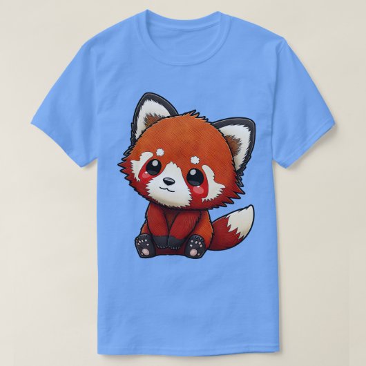 かわいい赤パンダ21 Tシャツ (デザイン正面)