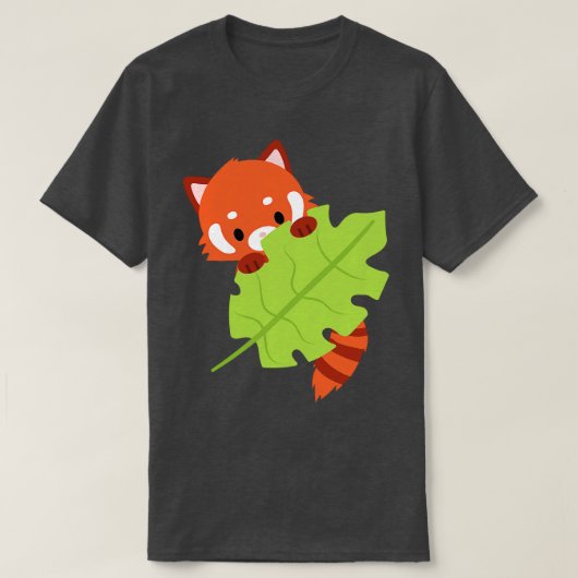 かわいい赤パンダ24 Tシャツ (デザイン正面)