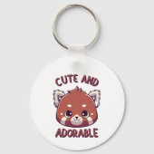 かわいい赤パンダ キーホルダー (裏面)