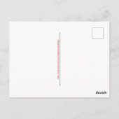 かわいい赤ピーチオレンジのドラゴンカラーリング活動 ポストカード (裏面)