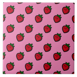 かわいい赤マンガベジタリアン タイル