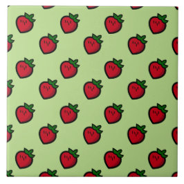 かわいい赤マンガベジタリアン タイル